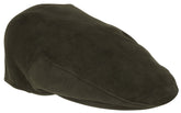 Hoggs of Fife Waterproof Moleskin Cap. Dark Olive