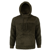 CLEARANCE - Jack Pyke Sherpa Fleece Hoodie Gen 2 Dark Olive.