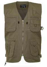 Dale Cotton Waistcoat Olive