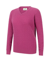 Hoggs Of Fife Lauder Ladies Cable Pullover.