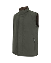 Hoggs Of Fife Breezer Bodywarmer Loden/Coffee.