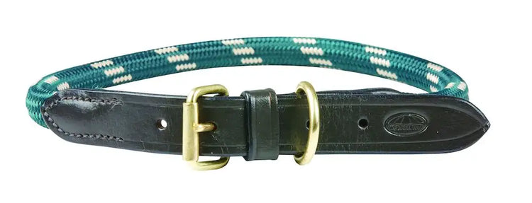 Weatherbeeta - Rope & Leather Dog Collar