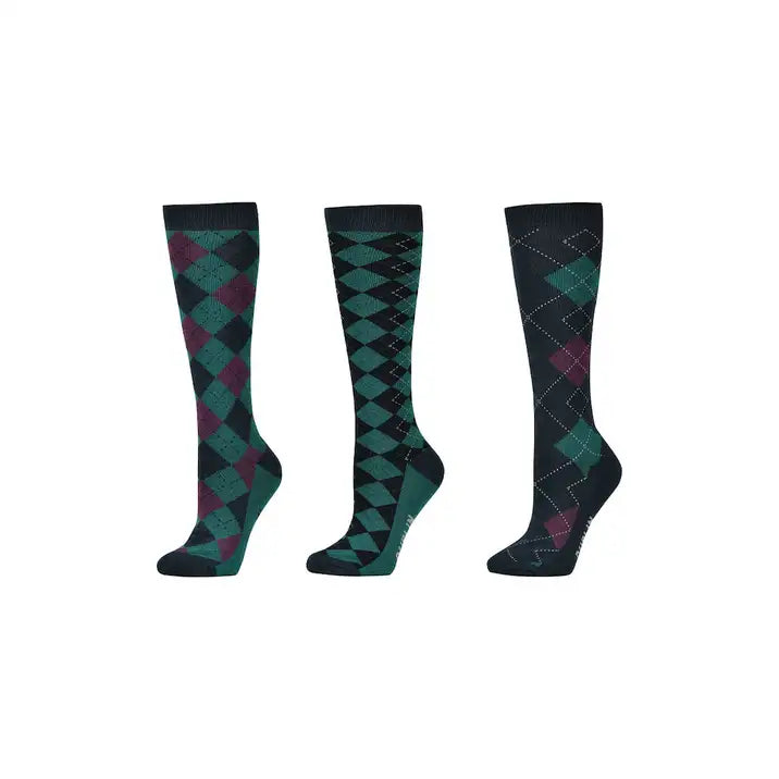 3 Pack Socks-Clan Argyle