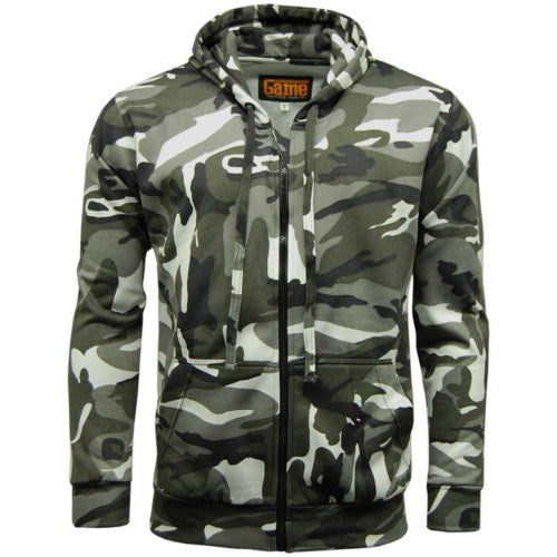 Game Camouflage Zip Hoodie