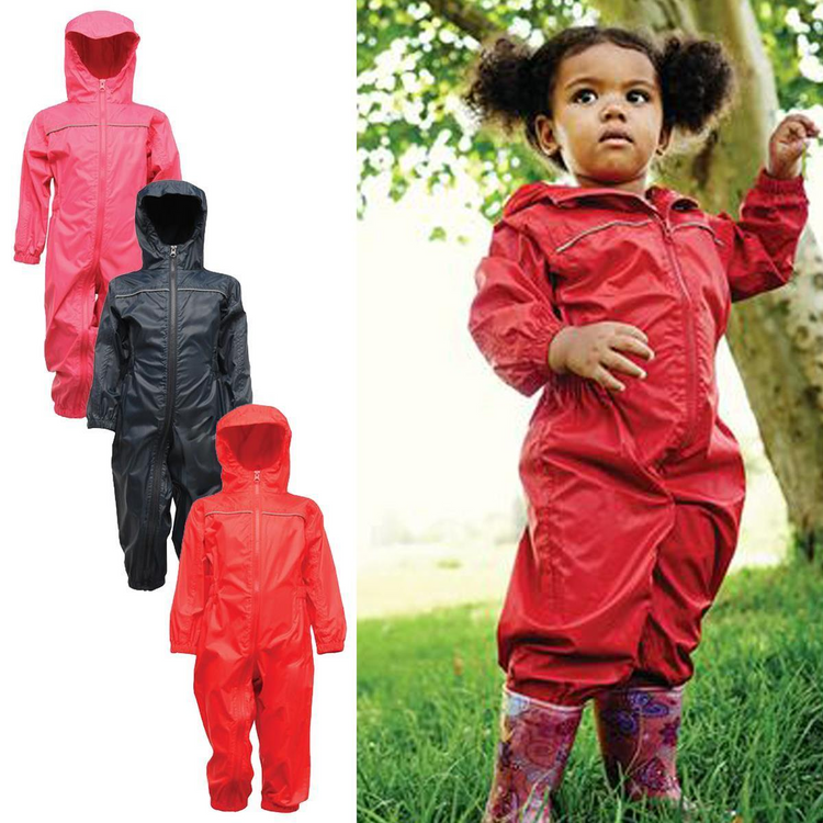 Kids Regatta Unisex Breathable Rain Suit