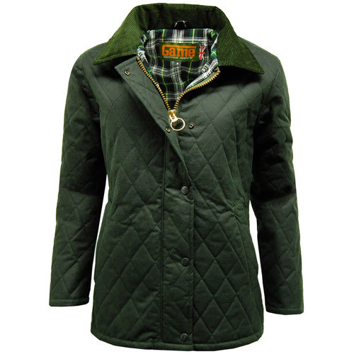 Game Zara Quilted Wax Jacket