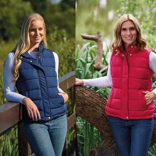 Ladies Champion Vermont Winter Warm Puffer Padded Gilet