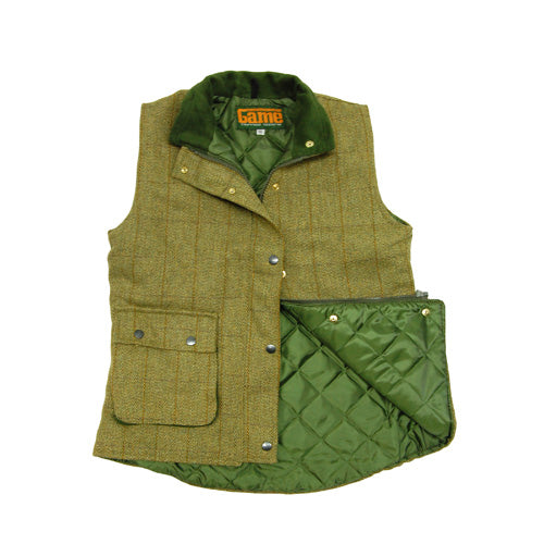 Ladies Game Tweed Gilet