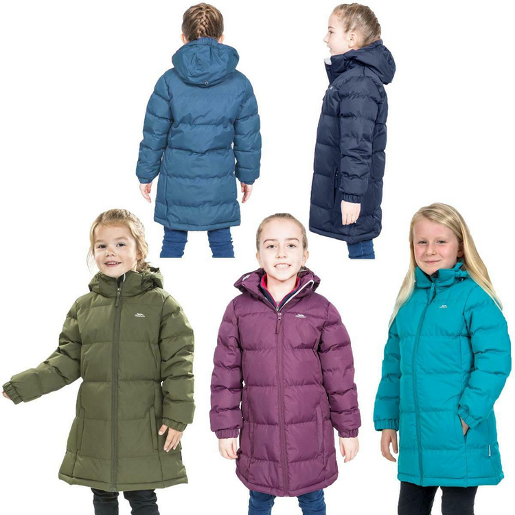 Girls Trespass Tiffy Puffa Jacket - Clearance