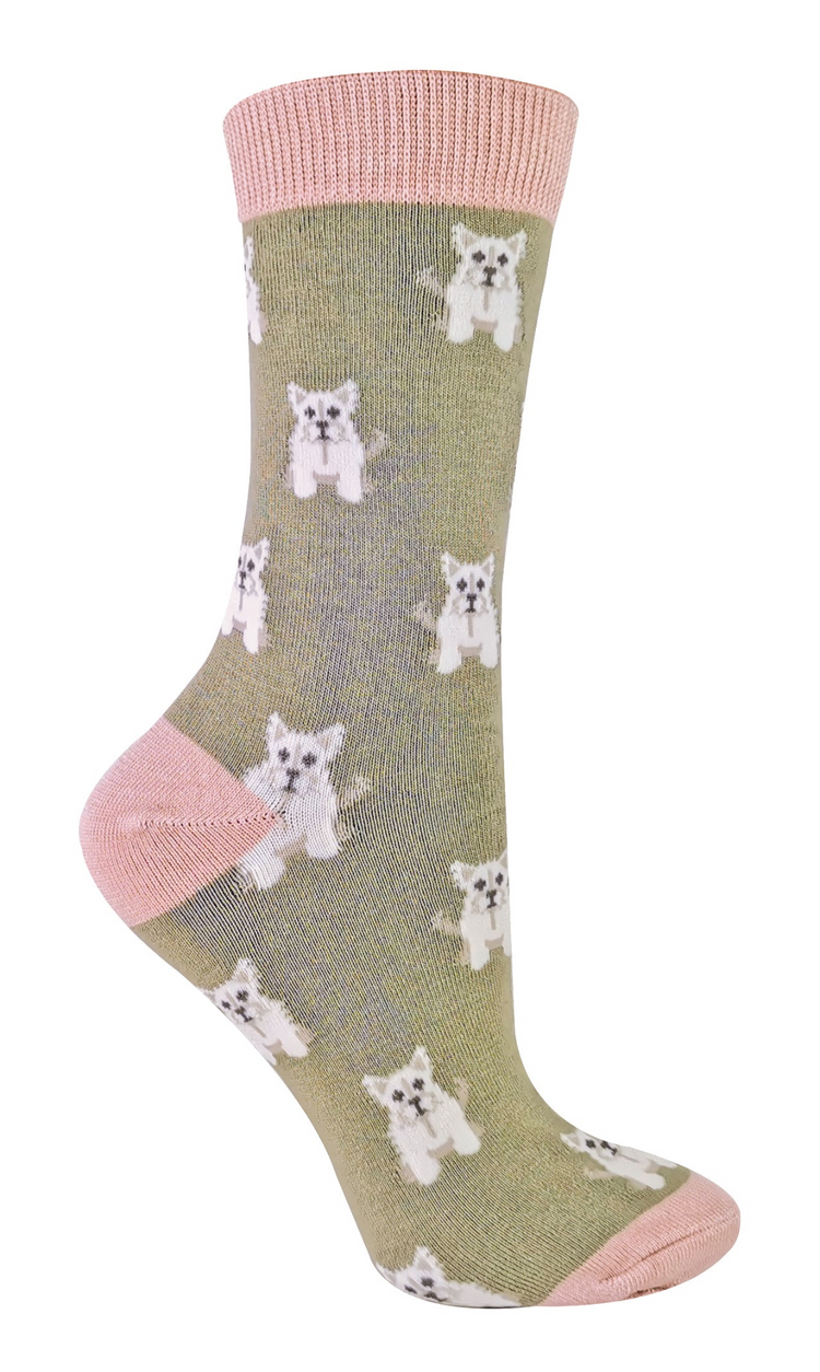 Ladies Novelty Bamboo Socks | Dog Designs