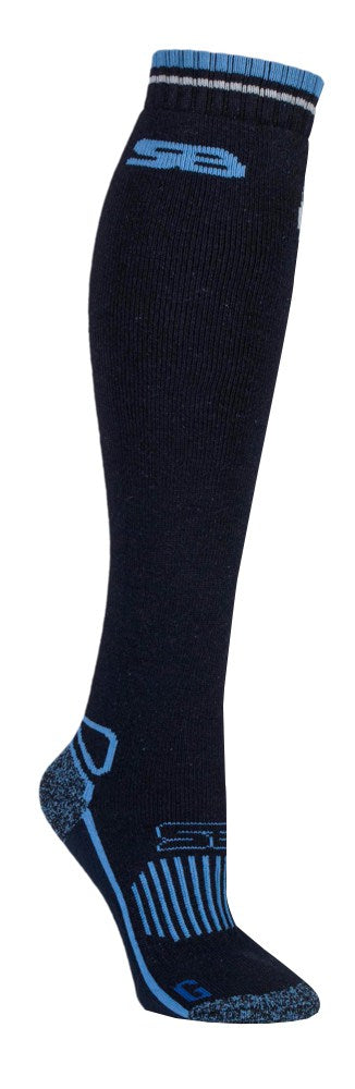 Ladies Knee High Wool Wellington Boot Socks