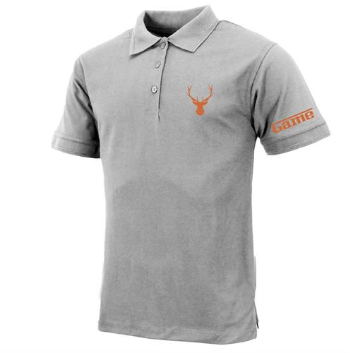 Mens Premium Polo Shirt with Stag & Game Logo Printing