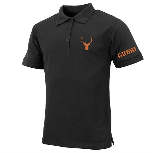 Mens Premium Polo Shirt with Stag & Game Logo Printing