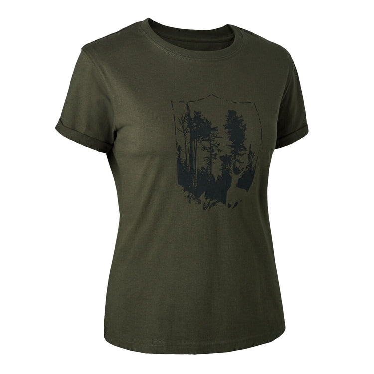 CLEARANCE - Deerhunter lady T-shirt with shield