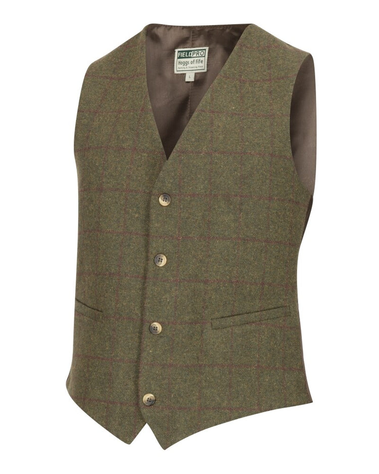 Hoggs Of Fife Tummel Tweed Dress Waistcoat.