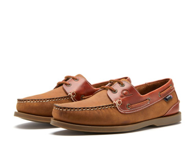 CLEARANCE-Chatham Bermuda II G2 - Walnut/Seahorse Leather Boat Shoes-Mens