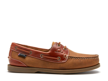 CLEARANCE-Chatham Bermuda II G2 - Walnut/Seahorse Leather Boat Shoes-Mens