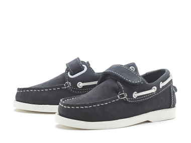 CLEARANCE-Chatham Oliver-Kids Velcro Boat Shoes