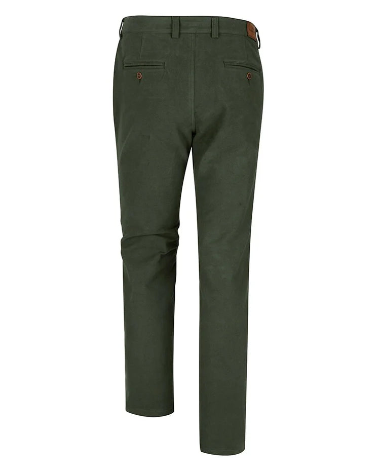 CLEARANCE - Hoggs of Fife Monarch II Moleskin Trousers-Olive