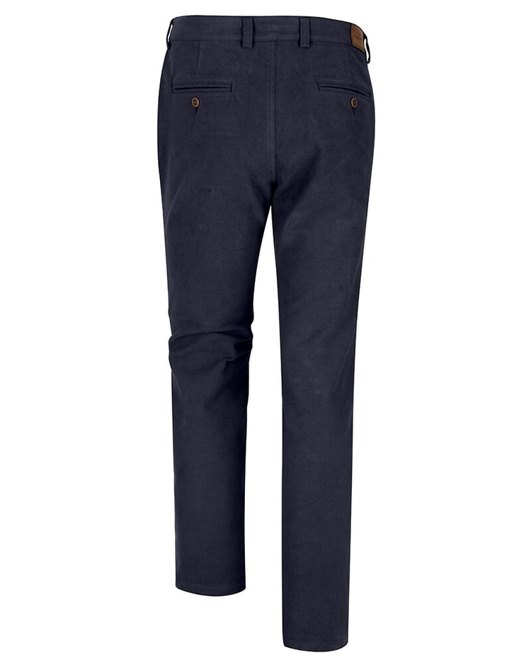 Hoggs of Fife Monarch II Moleskin Trousers-Navy