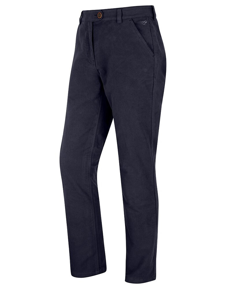 Hoggs of Fife Monarch II Moleskin Trousers-Navy