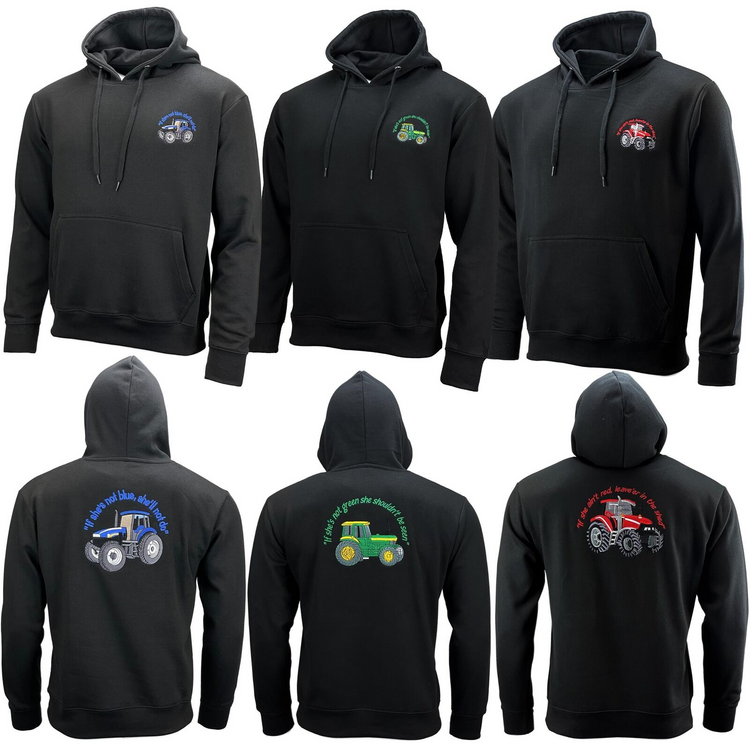 Adults Tractor Hoodie