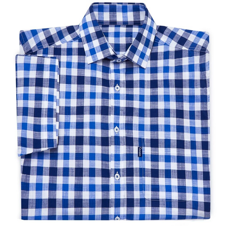 Mens Champion Short Sleeve Holkham Check Shirt