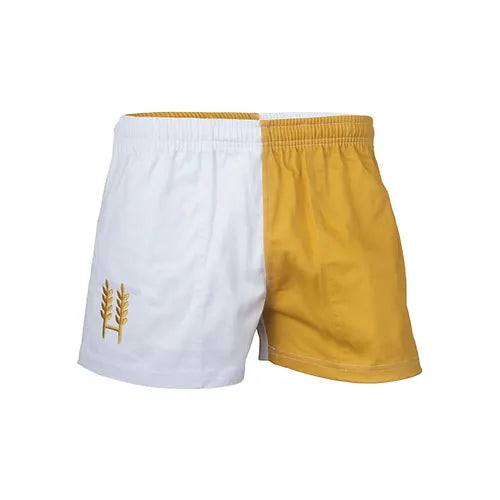 Hexby White/Gold Harlequin Shorts