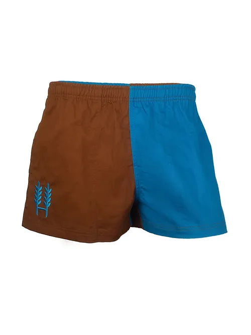 Hexby Brown/Blue Harlequin Shorts