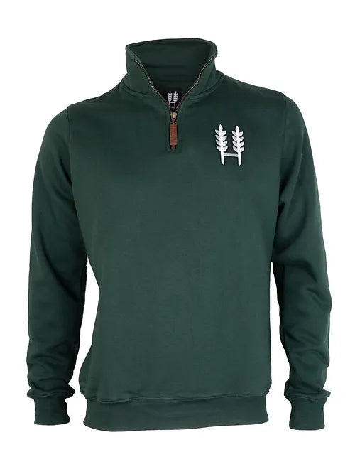 Hexby Original 1/4 Zip Sweatshirt - Forest Green