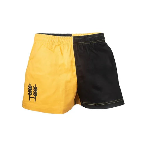 Hexby Yellow/Black Harlequin Shorts