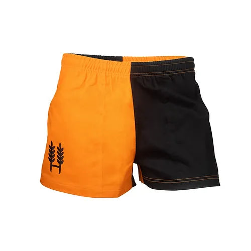 Hexby Orange/Black Harlequin Shorts