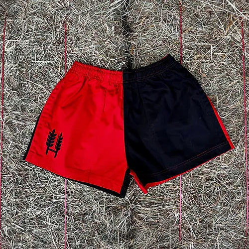 Hexby Red/Black Harlequin Shorts