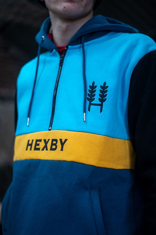 Hexby Mullet Shearing Hoodie - Mullet Shearing Hoodie - Blue