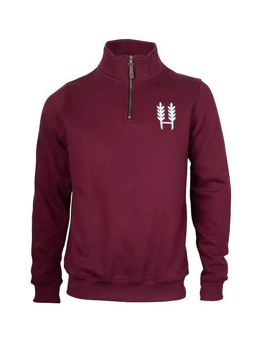 Hexby Original 1/4 Zip Sweatshirt - Rhubarb