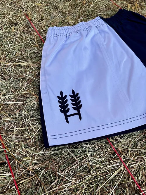 Hexby White/Navy Harlequin Shorts