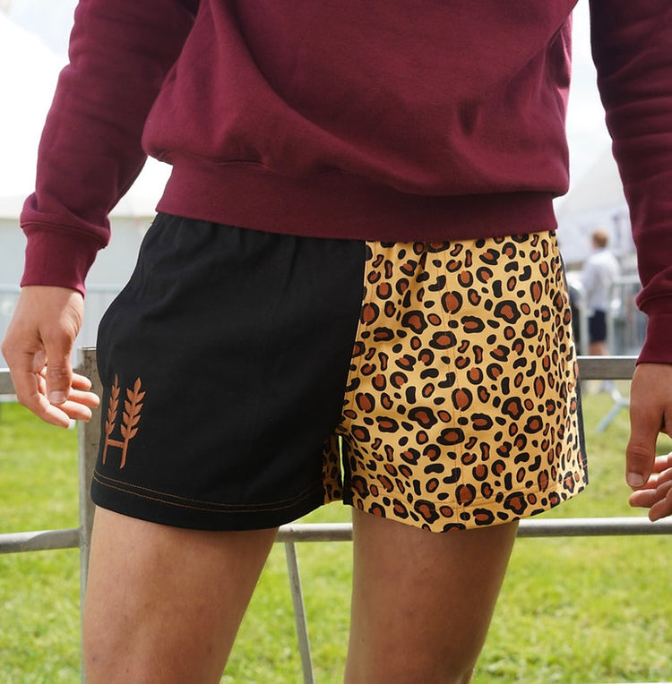 Hexby Leopard Harlequin Shorts