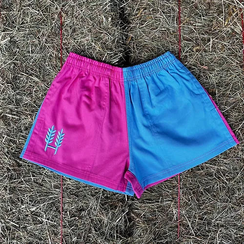 Hexby Pink/Light Blue Harlequin Shorts