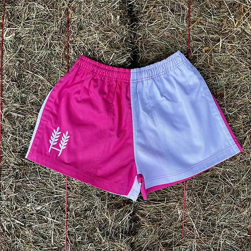 Hexby Pink/White Harlequin Shorts