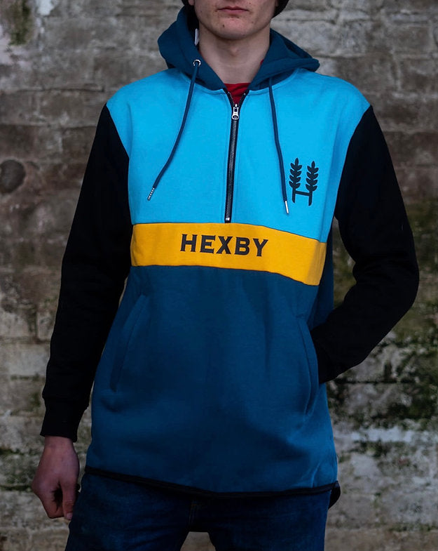 Hexby Mullet Shearing Hoodie - Mullet Shearing Hoodie - Blue