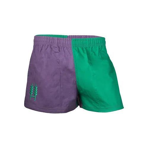 Hexby Purple/Green Harlequin Shorts