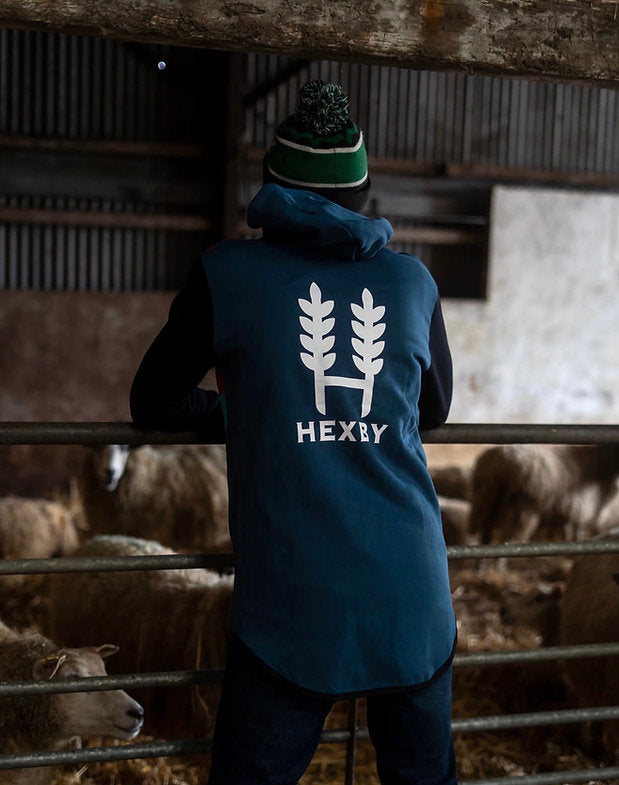 Hexby Mullet Shearing Hoodie - Mullet Shearing Hoodie - Blue