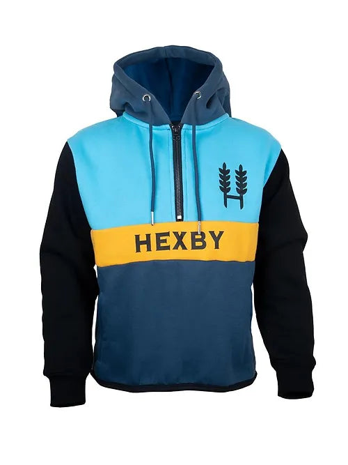 Hexby Kids Mullet Shearing Hoodie - Blue/Yellow