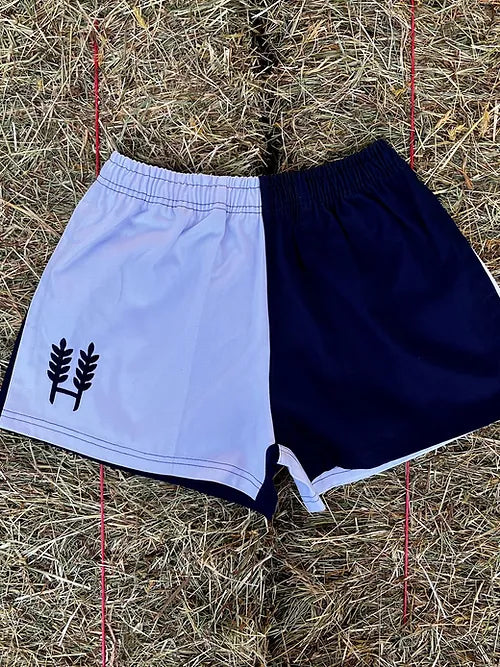 Hexby White/Navy Harlequin Shorts