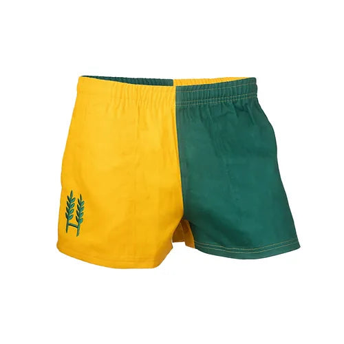 Hexby Yellow/Green Harlequin Shorts