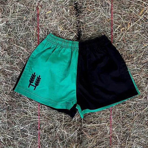 Hexby Green/Black Harlequin Shorts