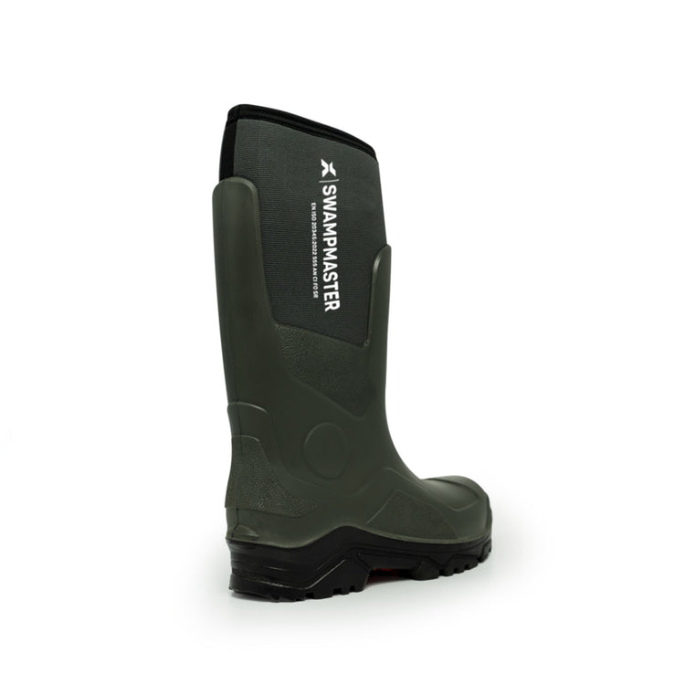 Swampmaster Pro Trapper Non-Safety PU-Neoprene Wellington Green