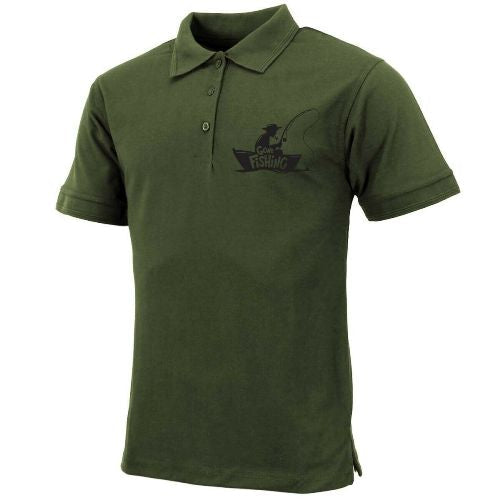 Mens "Gone Fishing" Polo Shirt