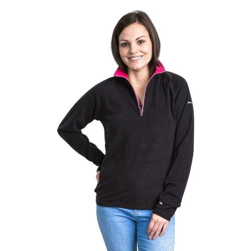 Ladies Trespass Skylar Half Zip Top Fleece Jumper