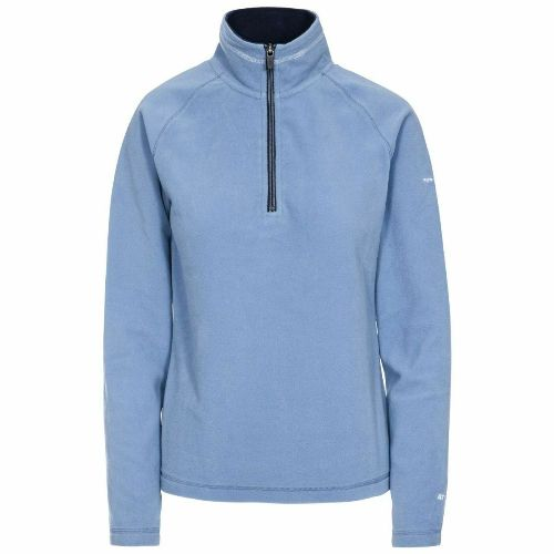 Ladies Trespass Skylar Half Zip Top Fleece Jumper